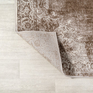 Perfect rosalia Cottage Medallion Area Rug